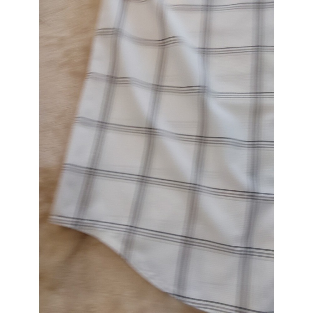 Harley Davidson MotorClothes Shirt Mens M White Plaid Button Up Biker Logo - Picture 6 of 13
